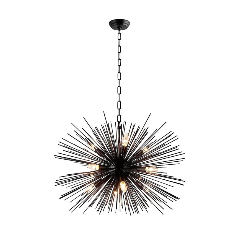 Wrought Studio™ 28 Inch Astra Sputnik Satellite Pendant Light, Spike
